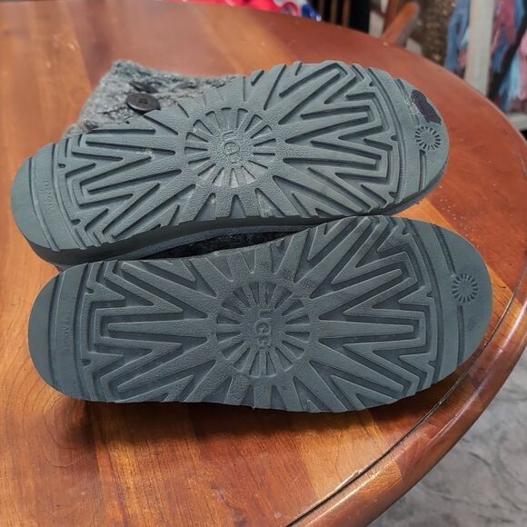 UGG® Australia 'Lattice Cardy' Boot in Charcoal Size 8 - Picture 7 of 10
